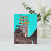 goudmeel briefkaart (Staand voorkant)