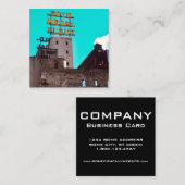 goudmeel vierkante visitekaartje (Voorkant / Achterkant)