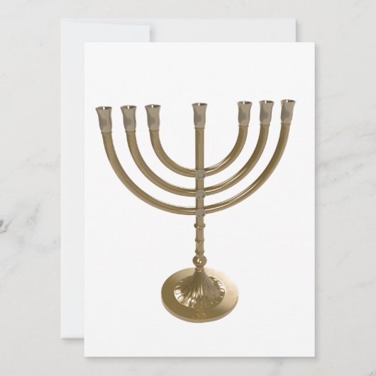 goudmenorah (Voorkant)