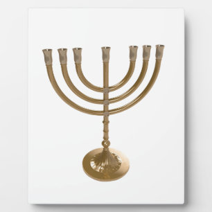 goudmenorah fotoplaat