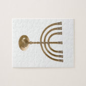 goudmenorah legpuzzel (Horizontaal)