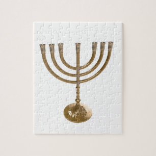 goudmenorah legpuzzel