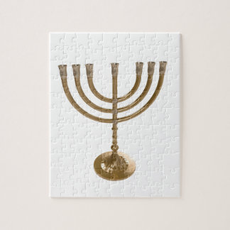 goudmenorah legpuzzel