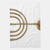 goudmenorah theedoek (Verticaal)