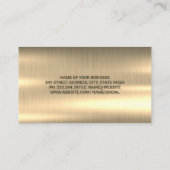 goudmetaal | Handgereedschap | herstellen Visitekaartje (Achterkant)