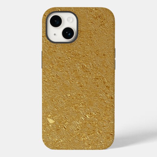 Goudmetaalvlokken Case-Mate iPhone Case (Achterkant)