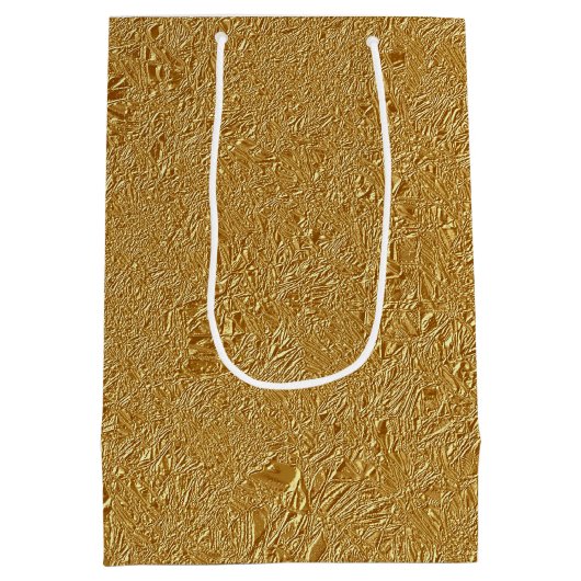 Goudmetaalvlokken Medium Cadeauzakje (Achterkant)