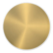 Goudmetalen textuur keramische knop (Voorkant)