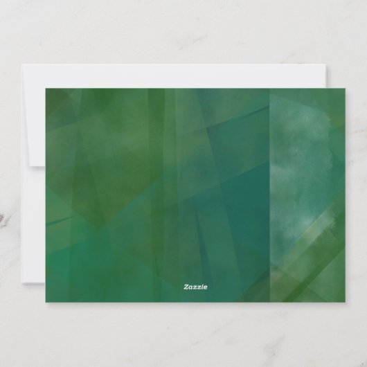 Goudmetallische smaakjes feestdagenkaart (Achterkant)