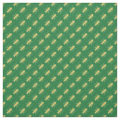 Goudmieren op groen stof (Swatch)