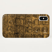 Goudmobiele telefoonpictogrammen Case-Mate iPhone case (Achterkant (horizontaal))