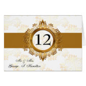 goudmonogram tafelblad (Voorkant Horizontaal)