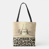 Goudmonogram Tote Bag (Achterkant)