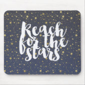 Goudmousserende sterren muismat (Voorkant)