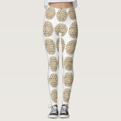 Goudmousserende ventilator leggings (Voorkant)