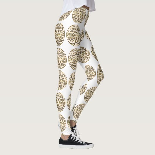 Goudmousserende ventilator leggings (Rechts)