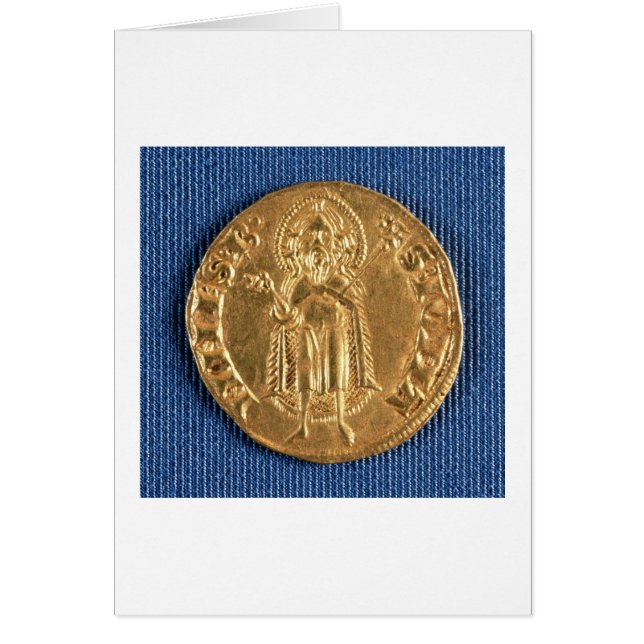 Goudmunt, met sint-janskruid uit de 16e eeuw (Voorkant)