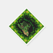 Goudmunten en shamrocks St. Patrick's Day Servet (Hoek)