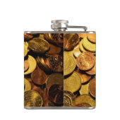 Goudmunten Heupfles (Achterkant)