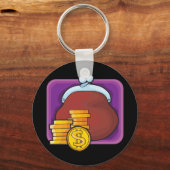 Goudmunten Sleutelhanger (Voorkant)