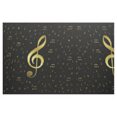 goudmuzieknoten stof (Fat Quarter)