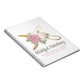 Goudnaaischaar en smakelijke Rozen Notitieboek (Rechterzijde)