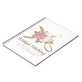 Goudnaaischaar en smakelijke Rozen Notitieboek (Linkerzijde)