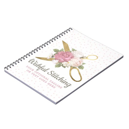 Goudnaaischaar en smakelijke Rozen Notitieboek (Linkerzijde)