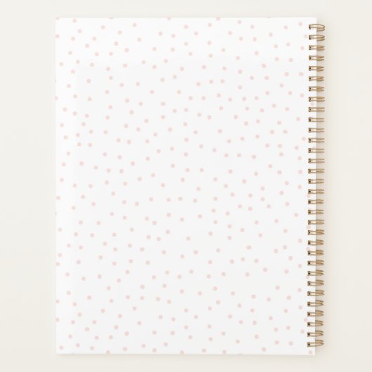 Goudnaaischaar en smakelijke Rozen Planner (Achterkant)