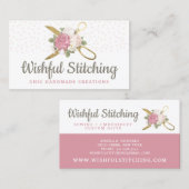 Goudnaaischaar en smakelijke Rozen Visitekaartje (Voorkant / Achterkant)