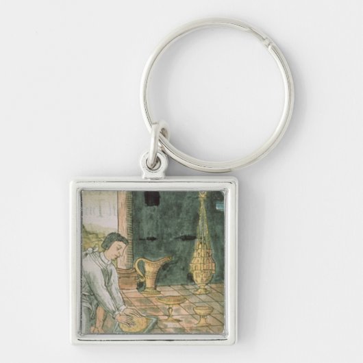Goudobjecten in een Aztec-winkel Sleutelhanger (Voorkant)