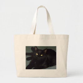 Goudogen grote canvas tas