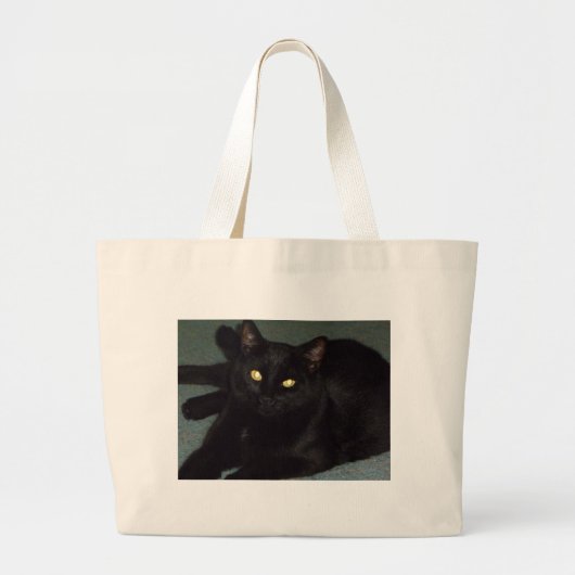 Goudogen grote canvas tas (Voorkant)