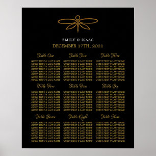  goudolieramp met een weduwenkaart poster