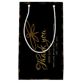  goudolieramp met het huwelijk klein cadeauzakje