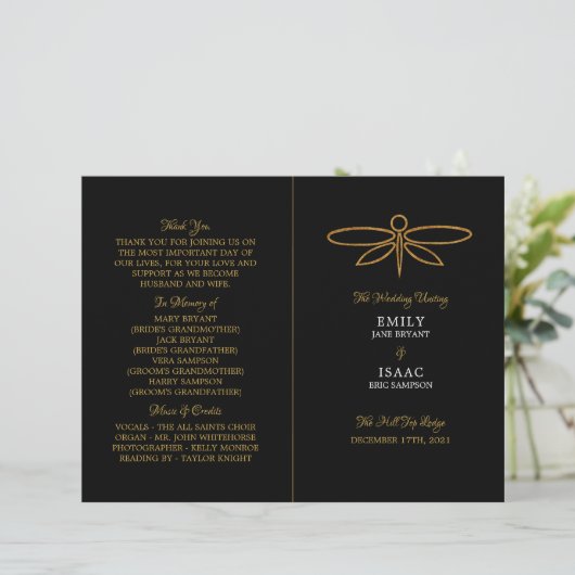 goudolieramp - programma (Staand voorkant)