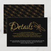 goudolierendetail informatiekaartje (Voorkant / Achterkant)