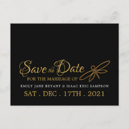  goudolierendriehoek bewaren Datum Aankondigingskaart