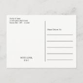  goudolierendriehoek bewaren Datum Aankondigingskaart (Achterkant)