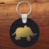 goudolifant sleutelhanger (Voorkant)