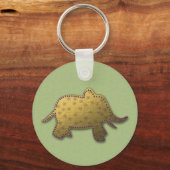 goudolifant sleutelhanger (Voorkant)