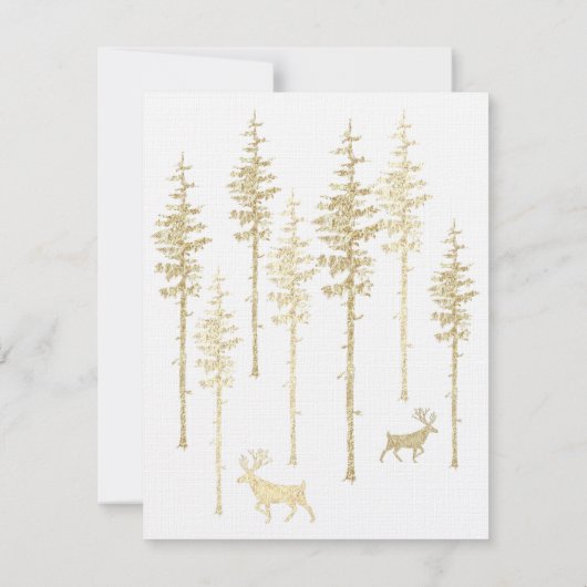 Goudoostelijke pijnboom Waaierrendiernoot C Notitiekaartje (Achterkant)