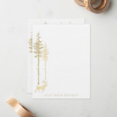 Goudoostelijke pijnboom Waaierrendiernoot C Notitiekaartje (Voorkant / Achterkant in situ)