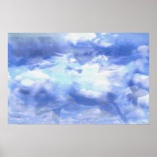 Goudpaarden Poster (Voorkant)