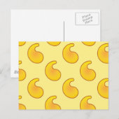 Goudpaisley Briefkaart (Voorkant / Achterkant)