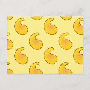 Goudpaisley Briefkaart