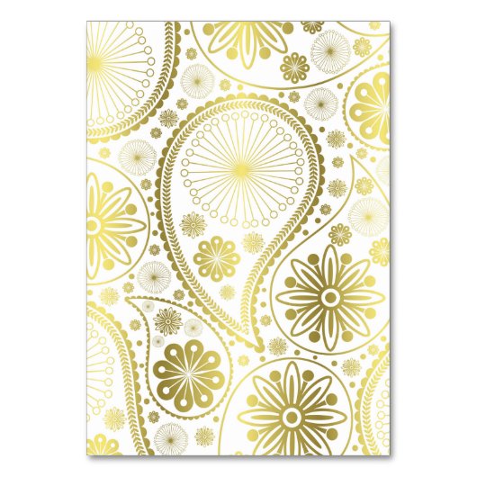 Goudpaisleypatroon Kaart (Voorkant)