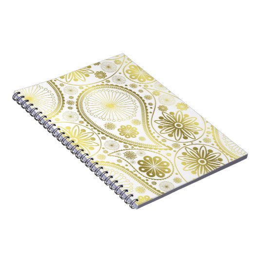 Goudpaisleypatroon Notitieboek (Rechterzijde)