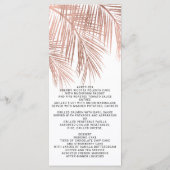 Goudpalm met goudpalm van roos menu (Achterkant)