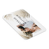 Goudpalmblad met uitzondering van de datum waarop  magneet (Rechterzijde)